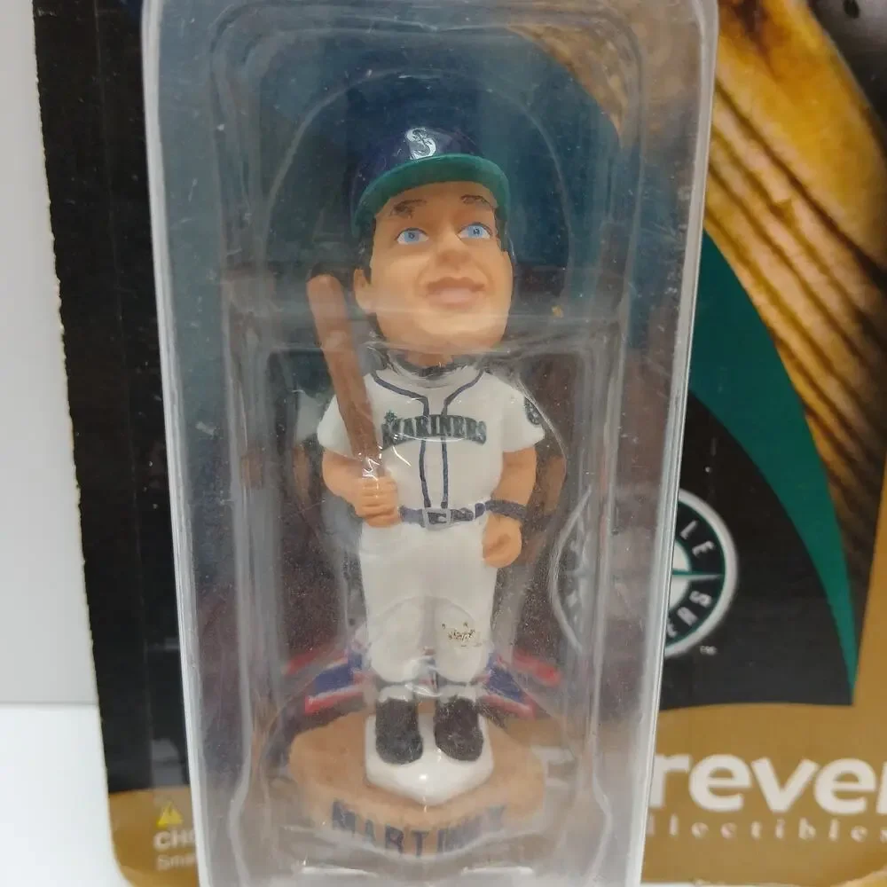 Edgar Martinez Seattle Mariners Magnetic Mini Bobs Bobblehead Forever Collect